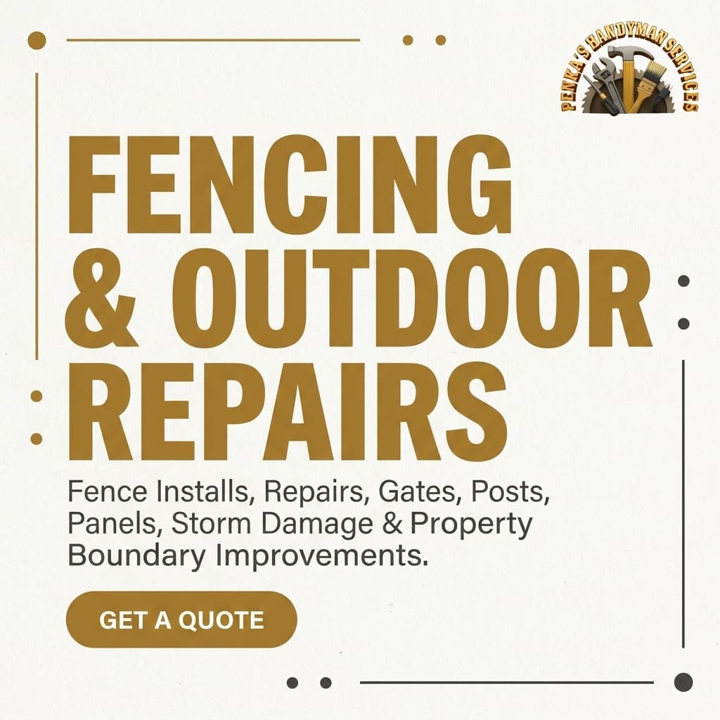 Fence Repairs & Outdoor Fixes: Your Go-To Crew for Property Projects