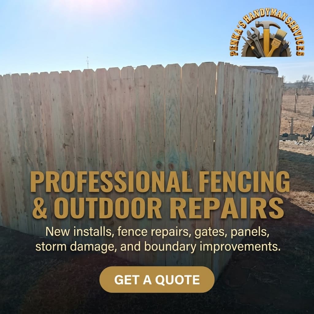 Fencing & Outdoor Repairs: Keeping Your Property in Line