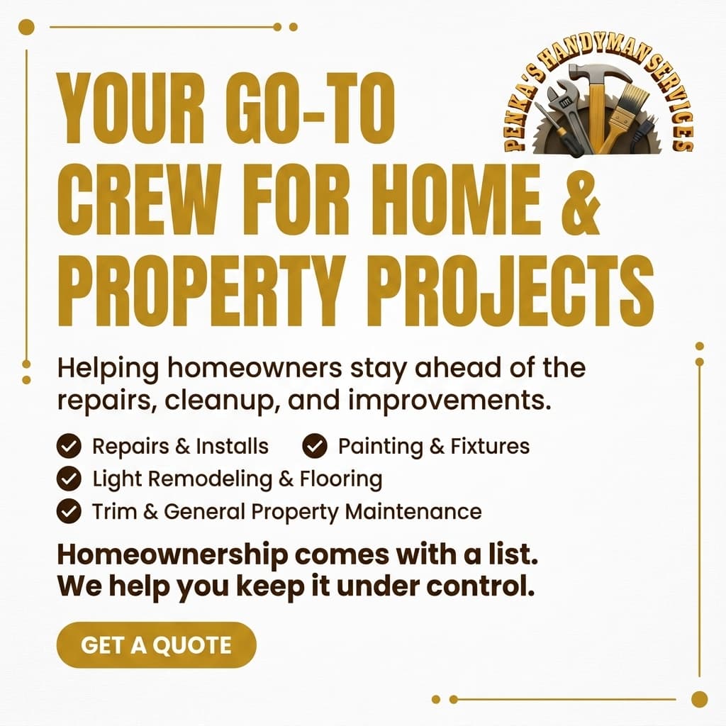 Your Go-To Crew for Handyman Services & Home Projects